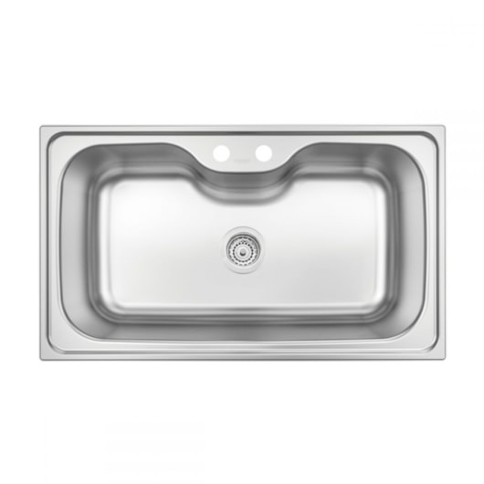 Cuba De Inox Morgana Max 86x50cm 4.1/2' Com Válvula 93801/122 Acetinada Tramontina - Imagem principal - 9a60f103-6512-4a11-856d-6fb6f8885d65