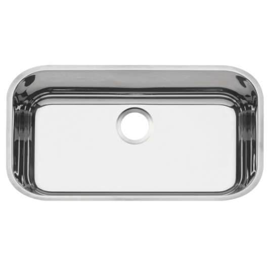 Cuba De Inox N2 Lavínia 3.1/2'  Alto Brilhante Tramontina 56x34x17cm - Imagem principal - 8700f825-5b26-4b18-8020-38db10d27c1b