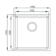 Cuba De Inox Premium Acetinado Ghelplus 44X44X20Cm - a4f600e2-3aa4-4710-9f53-3ec26440685e