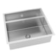 Cuba De Inox Quadratino 600 Com Canal E Válvula Escovada Debacco - ae29f728-6766-4909-9fa7-8d6b048964b8