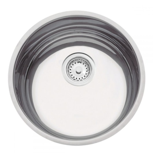 Cuba De Inox Redonda Luna Perfecta 35cm 3.1/2' Com Válvula  94042/407 Polida Tramontina - Imagem principal - d4d7bb03-d55a-4dc1-a6fc-2f88ee613411