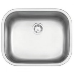 Cuba De Inox Retangular Aria Maxi 50x40cm 3.1/2' Com Válvula 94025/107 Acetinada Tramontina