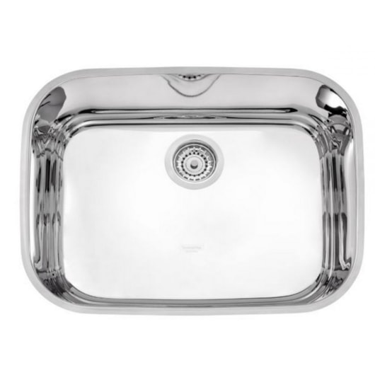 Cuba De Inox Retangular Lavínia 48x34cm 4.1/2' Com Válvula 94027/202 Alto Brilhante Tramontina - Imagem principal - bbb7aa48-44e6-476b-8ae7-5c9c1e2fc95f