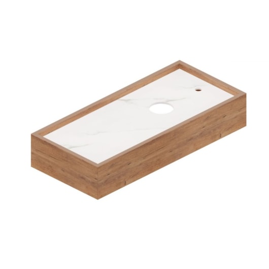 Cuba De Louça 80x35x15cm Michalangelo Polido Portobello - Imagem principal - 5389fd5b-b8a7-4793-b2f5-792025b51826