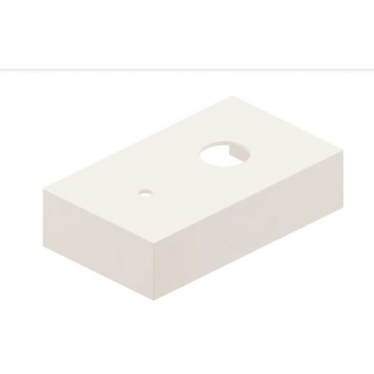 Cuba De Louça Bancada Fit 60x35x15cm White Natural Portobello - Imagem principal - e6d9ef49-4ffa-4d84-8f95-6047b2789bd3
