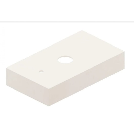 Cuba De Louça Bancada Fit 80x45x15cm White Natural Portobello - Imagem principal - 32e11ecb-47c8-48fa-8595-e83a63627114