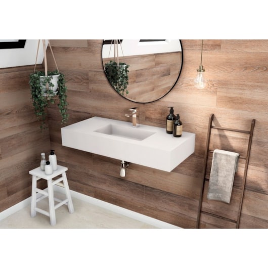 Cuba De Louça Fit 100x45x15cm White Polida Portobello - Imagem principal - f7ec463c-e235-4359-b426-e7e591fffffa
