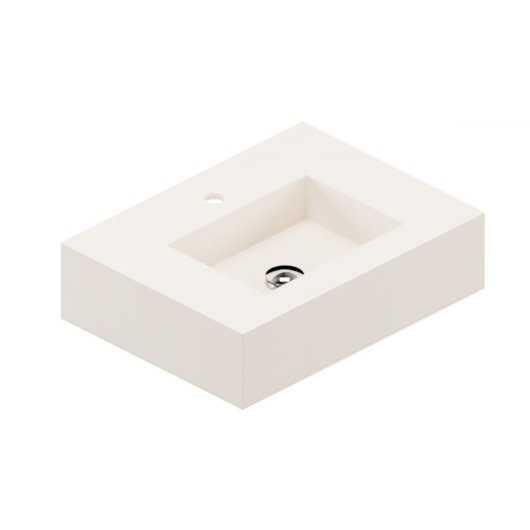 Cuba De Louça Fit 60x45x15cm White Natural Natural Portobello - Imagem principal - 985cffef-9da5-4aba-b16f-b5a20931ea76