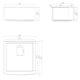 Cuba De Semi Encaixe Inox Com Válvula Para Cozinha Com Válvula Cub2011 Aço Escovado Kromma - cab86df7-468b-467a-bcfa-c1696dd50372