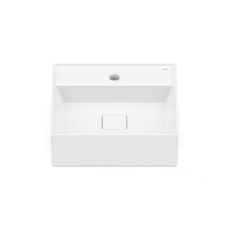 Cuba De Semi Encaixe T10 Terra Blanco Mate Roca 40x40cm