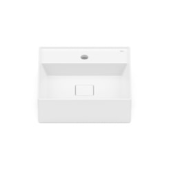Cuba De Semi Encaixe T10 Terra Branco Matte Roca 40x40cm