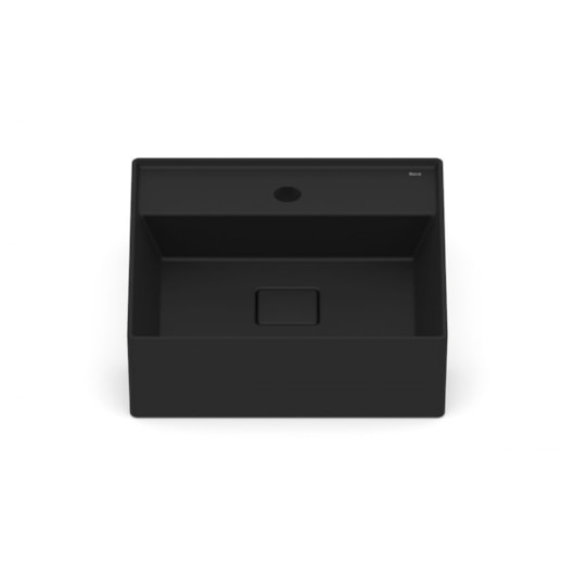 Cuba De Semi Encaixe T10 Terra Matte Black Roca 40x40cm - Imagem principal - 099752fb-3309-41db-aa15-ad6e6d584a4c