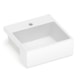 Cuba De Semiencaixe Quadrada Com Mesa Basic Q2 Branco Celite 41x41cm - 012775b6-d9c4-4fba-a833-27f36726861f