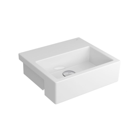 Cuba De Semiencaixe Retangular Com Mesa L733 Branco Deca 36x33cm - Imagem principal - 474f1bc4-7ea6-4226-b5b6-49597b100180