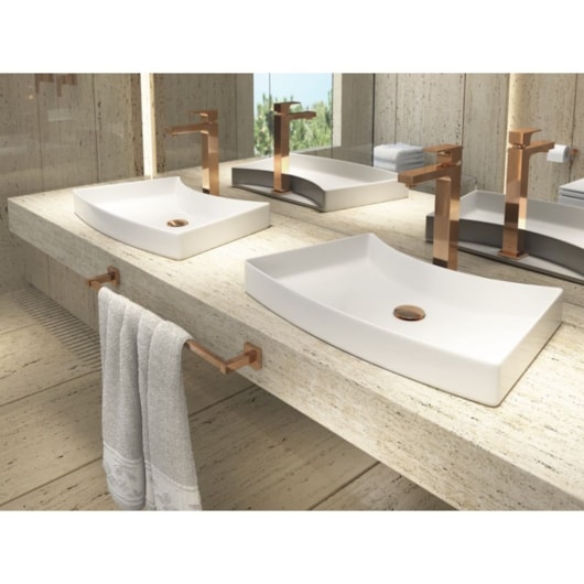 Cuba De Sobrepor 60,5x39cm Com Mesa L.127.17 Branco Deca - Imagem principal - f7bdc995-54c3-41a2-b651-7e10edd38e22