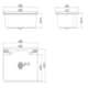Cuba De Sobrepor De inox Para Cozinha Cub2031 Rubinettos 69x45x20cm - 6d50de6c-02db-4a0f-adf3-4032e08631a2