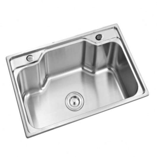 Cuba De Sobrepor De inox Para Cozinha Cub2031 Rubinettos 69x45x20cm - Imagem principal - 65a0ea8b-7c2e-41c1-9028-e511956cf211