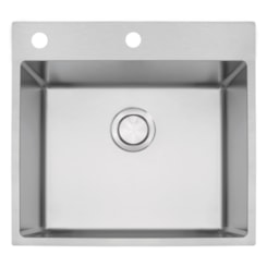 Cuba De Sobrepor Design Collection Quadrum Flush Em Aço Inox Com Acabamento Scotch Brite 50x40CM Tramontina