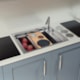 Cuba de Sobrepor Design Collection Workstation Quadrum Deep 50 em Aço Inox com misturador e acessórios Tramontina - d7f52410-7c02-4049-b79b-91ea403f9968