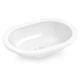 Cuba De Sobrepor E Embutir Oval 430x310 Branco Celite - 56937c67-d2d0-4d69-a3bf-62107d468936