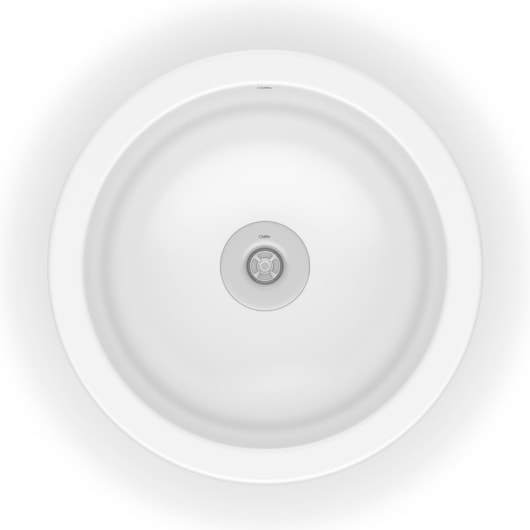 Cuba De Sobrepor E Embutir Redonda 360 Diâmetro Branco Celite - Imagem principal - 94900435-16c5-40c2-91ff-76e3599ed712