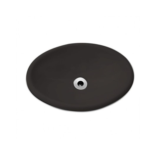 Cuba De Sobrepor Oval 44x32cm Preto Celite - Imagem principal - b126b802-e57a-43c5-a2af-a9b2997832ef