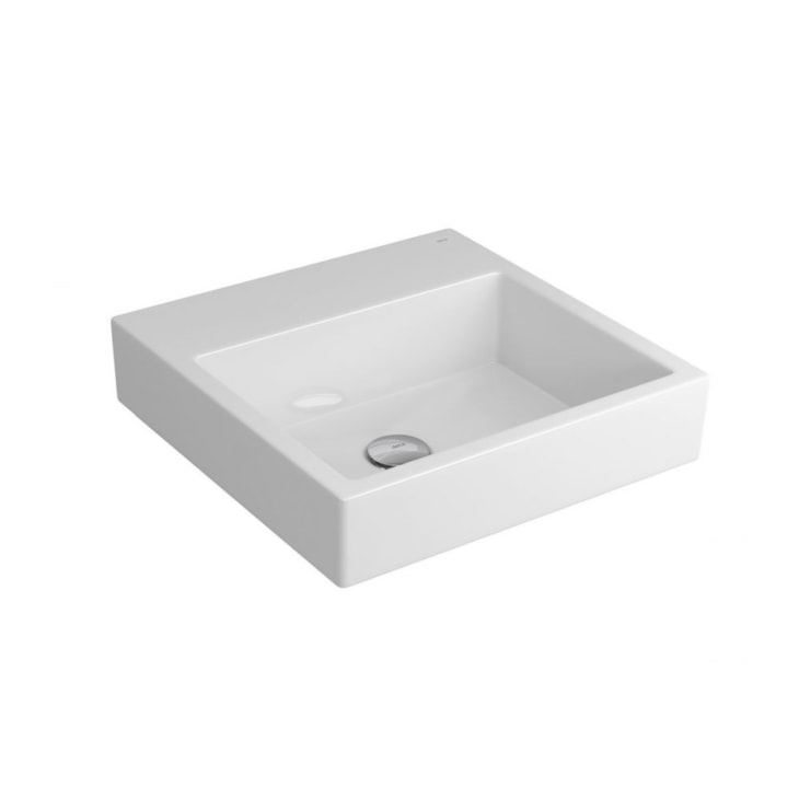 Cuba De Sobrepor Quadrada 41x41cm Com Mesa L735 Branco Deca