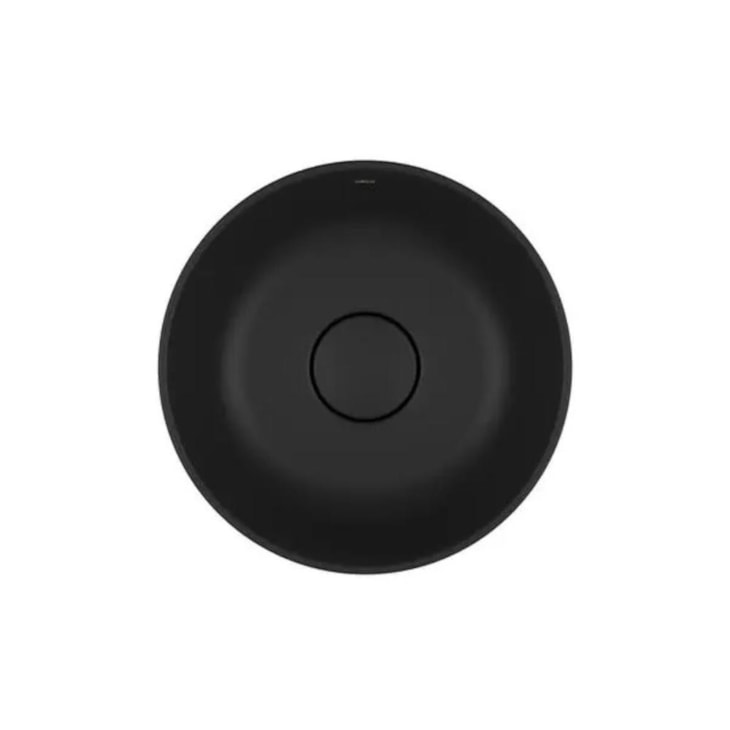 Cuba De Sobrepor Redonda 30cm Ébano Fosco Deca