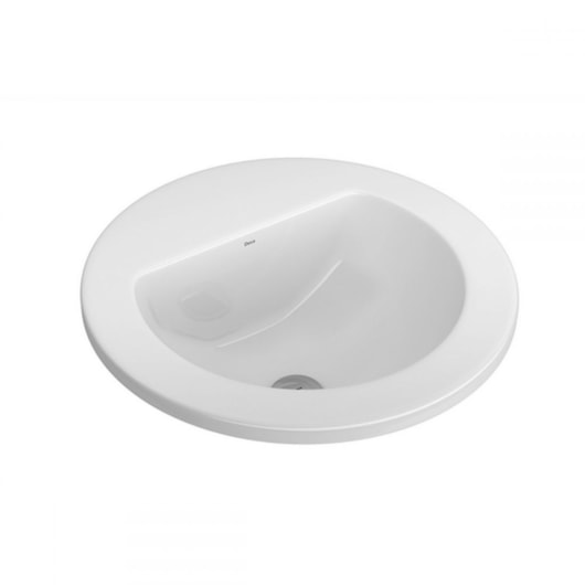 Cuba De Sobrepor Redonda 45x45cm Com Mesa L1272 Branco Deca - Imagem principal - 4ea24bf1-c12c-4e44-aa3a-f7b02ac1b5f4