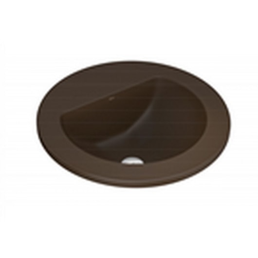 Cuba De Sobrepor Redonda 45x45cm Com Mesa L1272 Ébano Fosco Deca - Imagem principal - 4d0c10d4-3749-4c61-9f34-277bd4a5ab5c