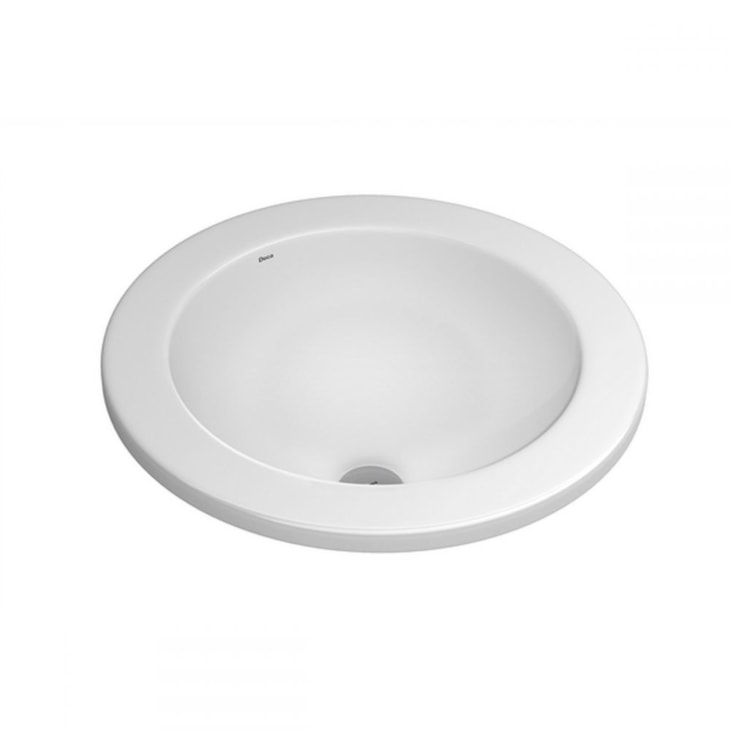 Cuba De Sobrepor Redonda 45x45cm L1271 Branco Deca