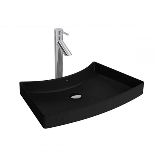 Cuba De Sobrepor Retangular 61x39cm Com Mesa L127 Ébano Fosco Deca - Imagem principal - b0cf691e-9c80-43a7-bfb5-371a26377470