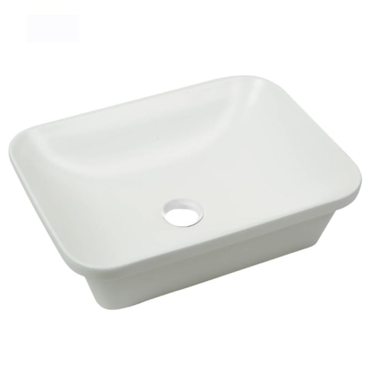 Cuba de Sobrepor Retangular Branca Fosca Lexxa 50x38x15cm - Imagem principal - a95bed54-9223-4c1b-af1e-fc8214dee88b