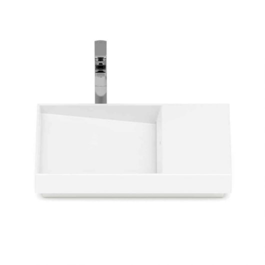 Cuba de Sobrepor Retangular Com Mesa Dash Horizon 60x38cm Branco Matte Roca - Imagem principal - aaf4f379-984c-43f7-a314-3c13d2adb5e3