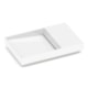 Cuba de Sobrepor Retangular Com Mesa Dash Horizon 60x38cm Branco Roca - f4c041a8-a474-4cb4-8029-156daac8b42a