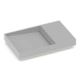 Cuba de Sobrepor Retangular Com Mesa Dash Horizon 60x38cm Stone Roca - 69fa0976-5d18-41b3-9b2b-cf582b28644f