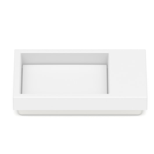 Cuba de Sobrepor Retangular Com Mesa e Tampo Skyline Horizon 60x38cm Branco Matte Roca - Imagem principal - 6a3d6537-f772-4370-9bf7-84f94151c584