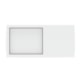 Cuba de Sobrepor Retangular Com Mesa e Tampo Skyline Horizon 80x38cm Branco Matte Roca - 907ae166-b3c6-4bfe-9c9f-86d53c85bf00