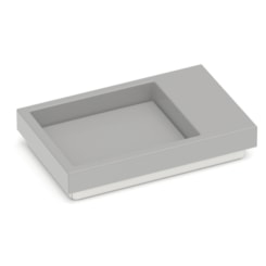 Cuba de Sobrepor Retangular Com Mesa e Tampo Skyline Horizon Stone Roca 60x38cm