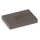 Cuba de Sobrepor Retangular com Mesa Geometric Horizon 60x42cm Café Roca - 89f77dee-3318-4576-b07c-81d7fe345788