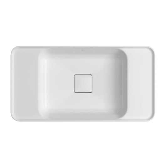 Cuba de Sobrepor Retangular Com Mesa Slim Branco Deca 62cm - Imagem principal - 71d1b972-f4a4-477d-915b-39f345ba3f8a