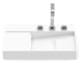 Cuba De Sobrepor Retangular Com Mesa View Horizon 60x42cm Branco Roca - 82937620-47d6-40b6-8d8a-bbee59ea5d1d