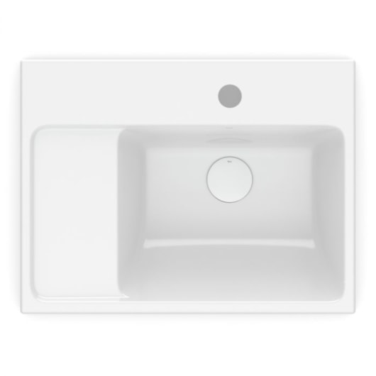 Cuba de Sobrepor Retangular Optica L50 50x38cm Branco Roca - Imagem principal - 3585102e-c9d7-42ef-9d4f-2a792d642274