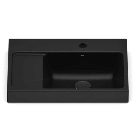 Cuba de Sobrepor Retangular Optica L50 50x38cm Matte Black Roca - Imagem principal - 4ad57707-9f73-44b7-bf4c-a385ec306ecd