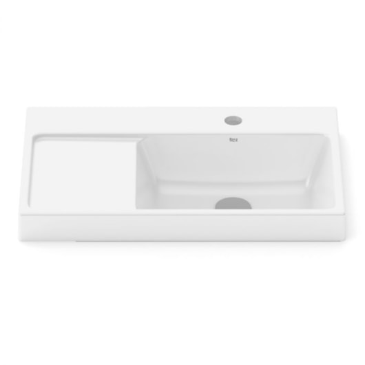 Cuba de Sobrepor Retangular Optica L60 60x38cm Branco Roca - Imagem principal - 34b978fd-4306-4bda-b41f-e4c82822cc33