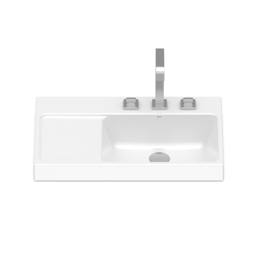 Cuba de Sobrepor Retangular Optica L60 60x38cm Branco Roca - Imagem principal - 5fbcbeb3-87a7-41e0-bb55-4ded904b5b03