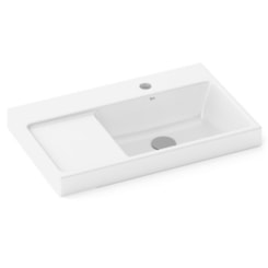 Cuba de Sobrepor Retangular Optica L60 60x38cm Branco Roca