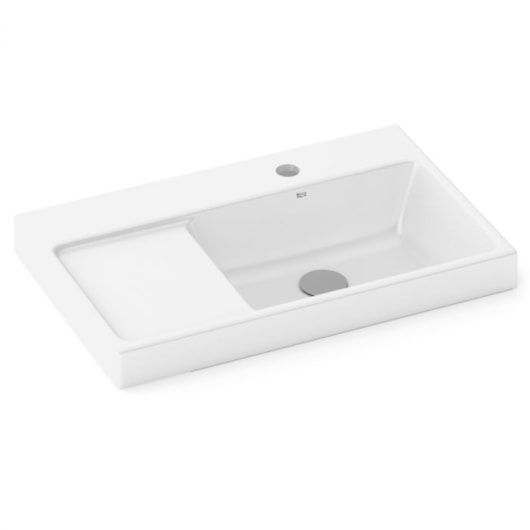 Cuba de Sobrepor Retangular Optica L60 60x38cm Branco Roca - Imagem principal - f7b3c6fc-9c26-4dcf-b2b5-1085b65b110c
