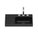 Cuba de Sobrepor Retangular Optica L60 60x38cm Matte Black Roca - 45993904-c148-45dc-97f7-0914917cb1d6
