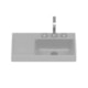 Cuba de Sobrepor Retangular Optica L60 60x38cm Stone Roca - c33cf9b7-f17c-446c-93c1-20d5bff31b86